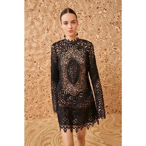 Ulla Johnson Linen Eleni Lace Dress, $990 NWT, Size 2, 70% Off! 926